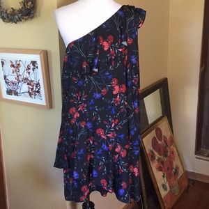 PARKER sz LARGE Floral Party 1-Shoulder $348 NEW